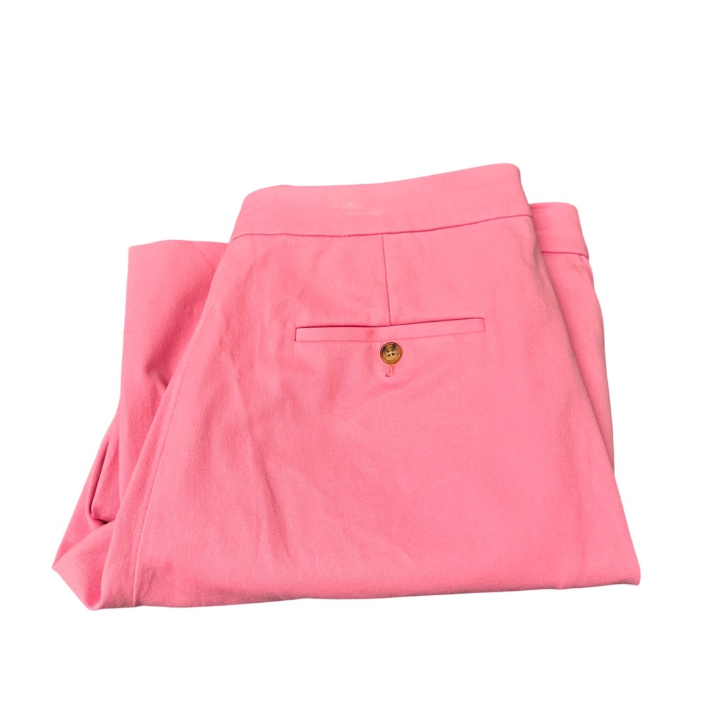 J Crew Cropped‎ Pants Womens 14 T (37x22) Pink Casual Capri Wide Leg Coastal